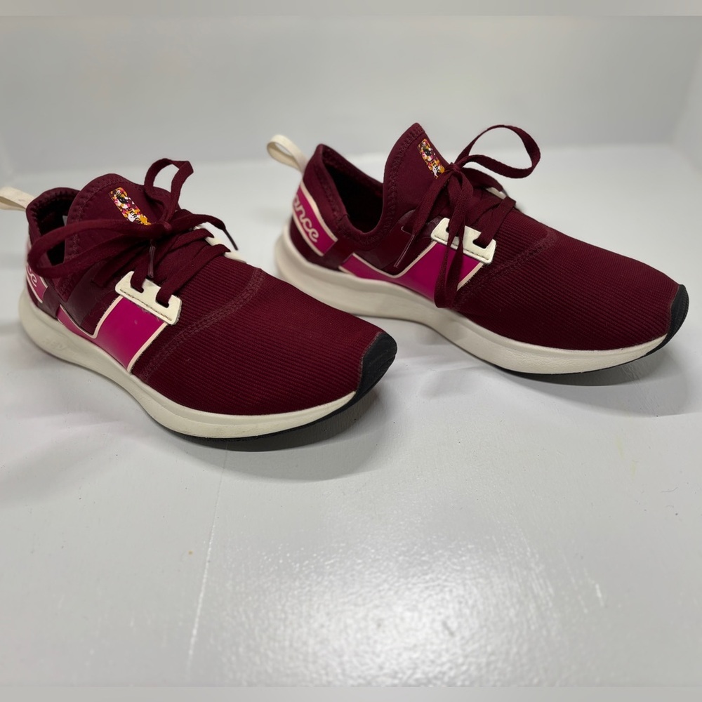 New Balance Nergize Sport Women’s 7.5 Burgundy FuelCore Slip-On Sneakers Lightwe - Picture 3 of 12